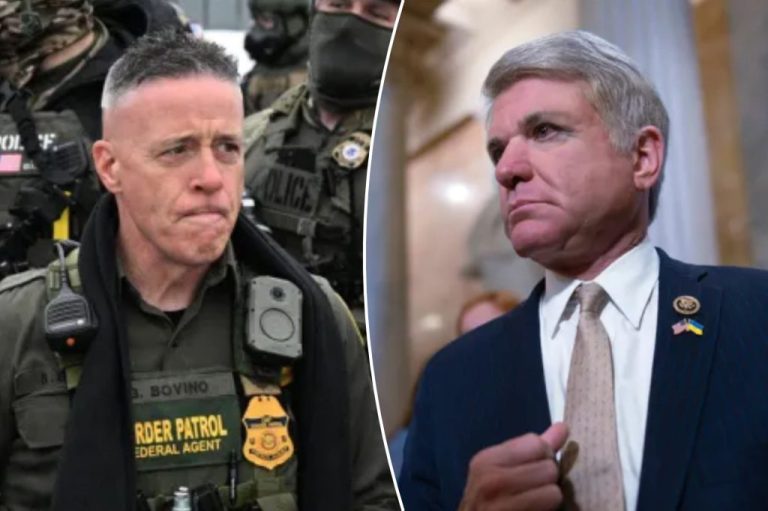 Dan Bovino and Rep. Mike McCaul