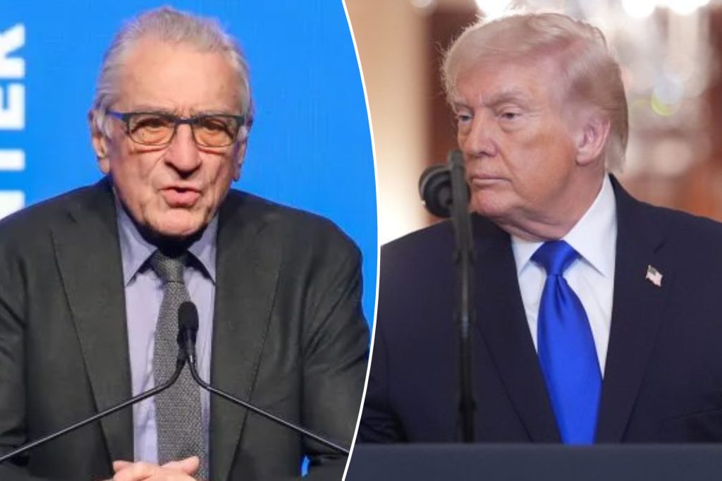 Robert De Niro cries as he advises people to endure Trump’s ‘fire’