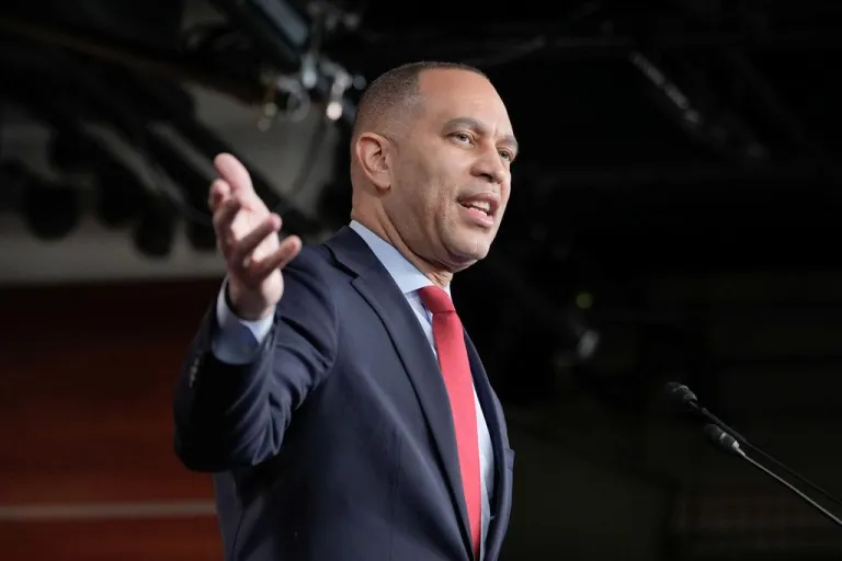 House Minority Leader Hakeem Jeffries (D-NY).