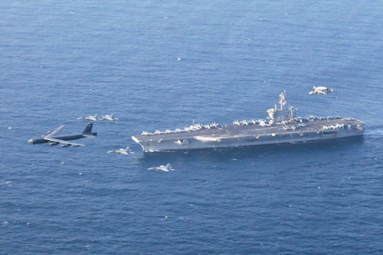 The USS Abraham Lincoln.