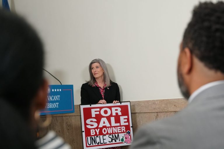 Sen. Joni Ernst (R-IA), at the sale of a major DC building.