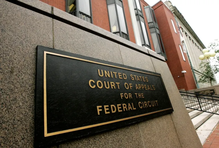 FILE - The U.S. Court of Appeals for the Federal Circuit, Aug. 22, 2007, in Washington. (AP Photo/Haraz N. Ghanbari, File)
