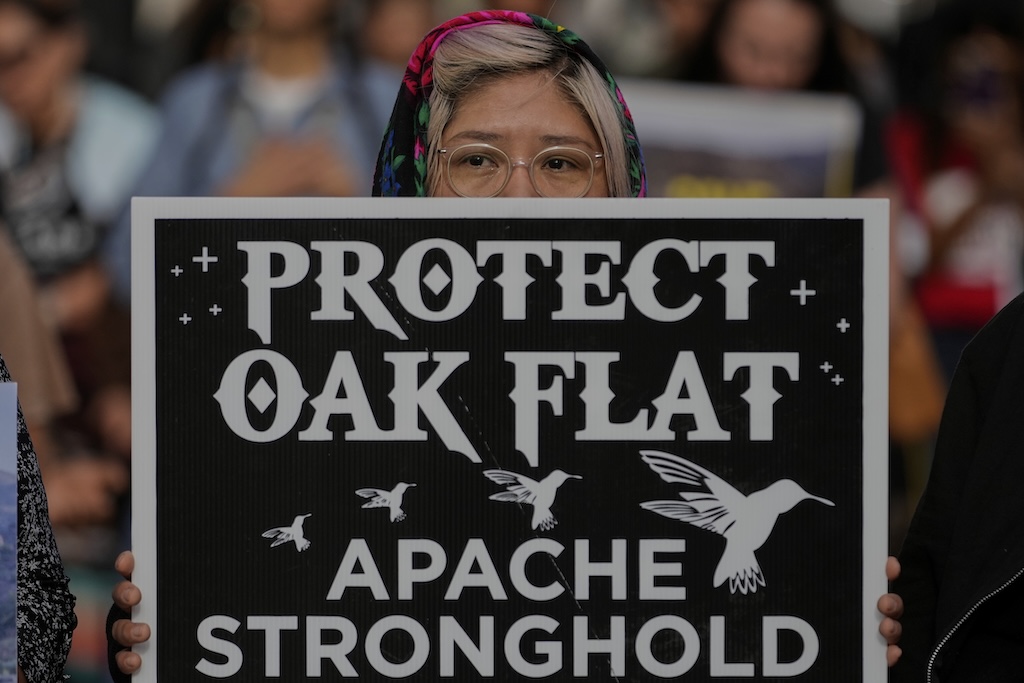Apaches take to Supreme Court last-ditch effort to halt copper mine on sacred site