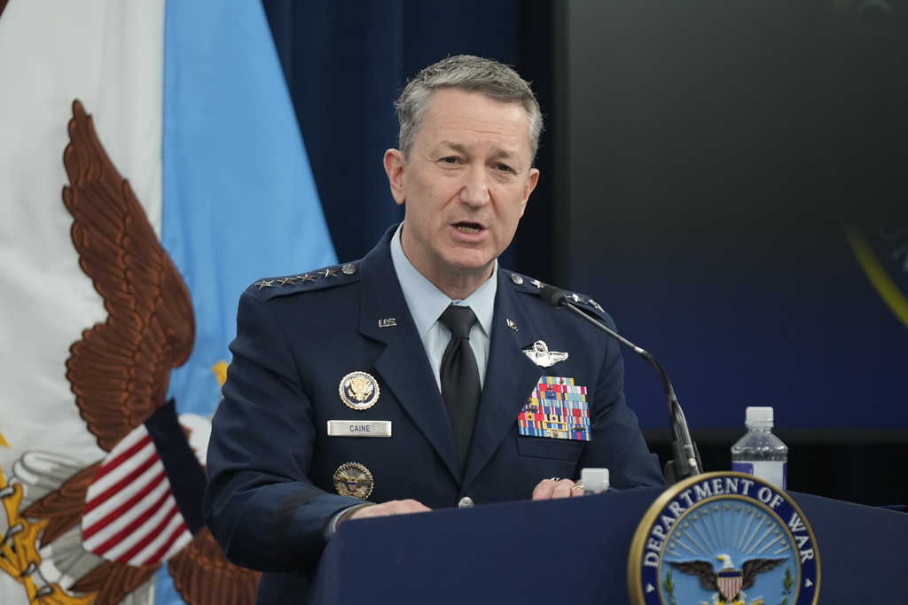 Dan Caine says additional firepower headed to Middle East and hedges operation timeline