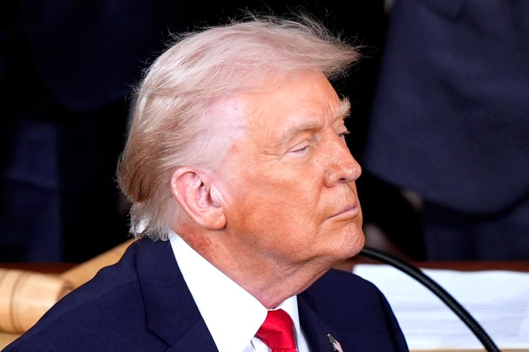 President Donald Trump will attend the soon-to-be-held dignified transfer of six American service members killed so far in Operation Epic Fury. (AP Photo/Mark Schiefelbein)