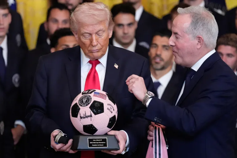 President Donald Trump all but declared plans Thursday to repeat his Iran playbook in Cuba in the coming weeks. (AP Photo/Alex Brandon)