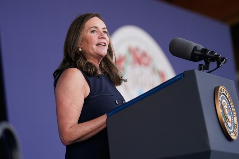 Former first lady of Virginia Dorothy McAuliffe.