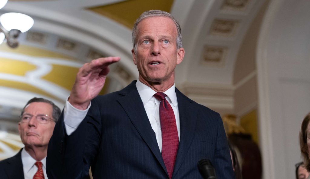 Thune plans mock ‘talking filibuster’ to calm SAVE America Act uproar