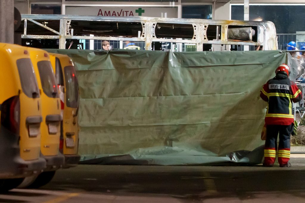 At least six dead in Switzerland bus fire as police investigate possible ‘voluntary act’