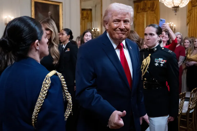 President Donald Trump signed a pair of executive orders Friday aimed at fighting the ongoing housing crisis, a critical leg of the “affordability” issue, ahead of the 2026 midterms. (AP Photo/Julia Demaree Nikhinson)