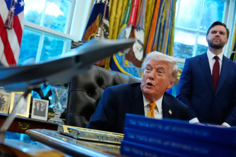 President Donald Trump speaks after signing an executive order