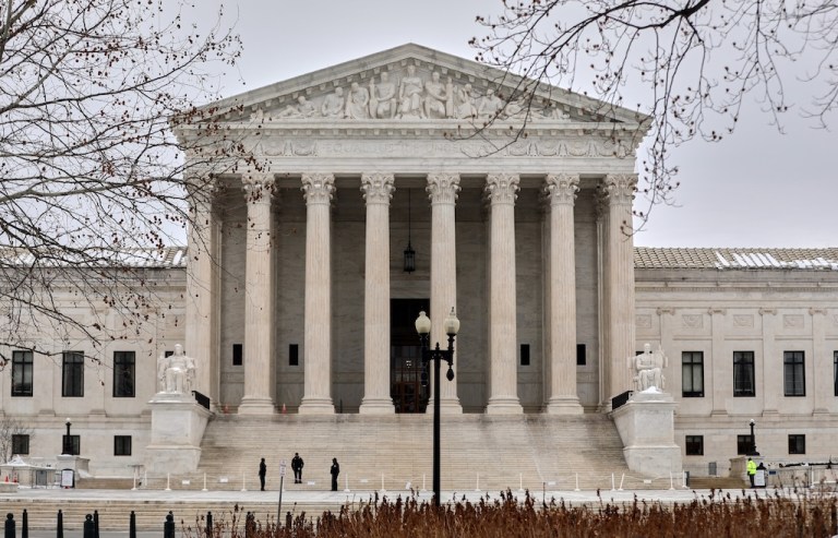 The Supreme Court is photographed, Feb. 6, 2026, in Washington.