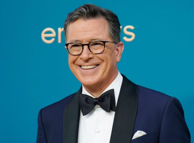 Late night talk show host Stephen Colbert.
