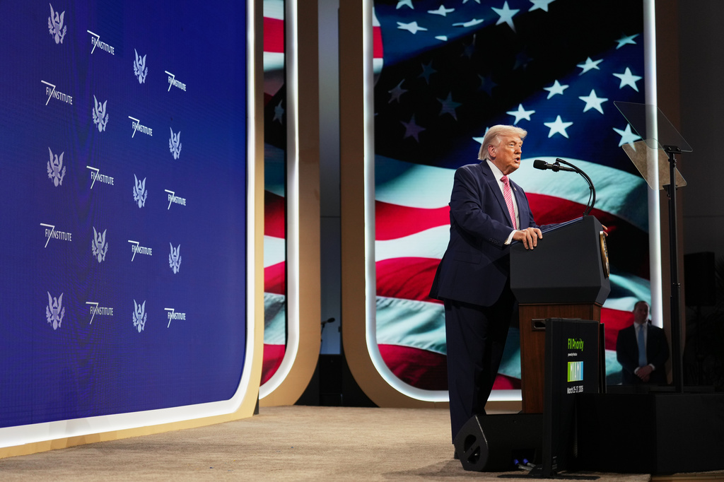 Trump praises Gulf allies while criticizing NATO at Miami speech
