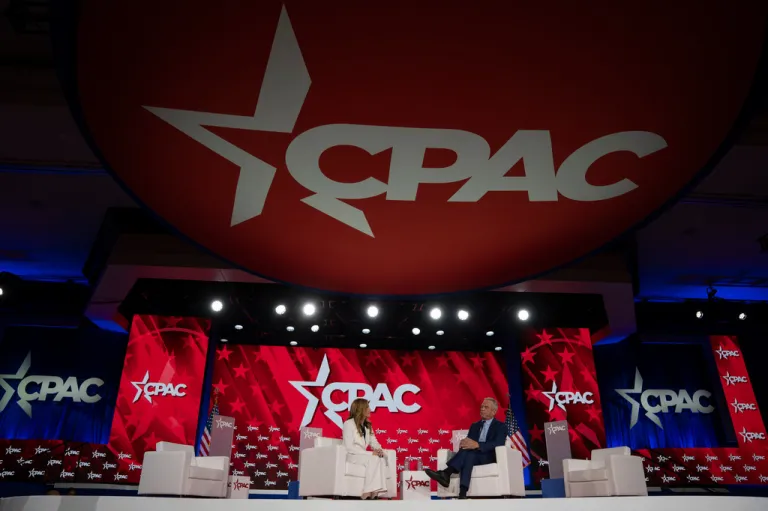 Secretary of Health and Human Services Robert F. Kennedy, Jr. speaks at the Conservative Political Action Conference.