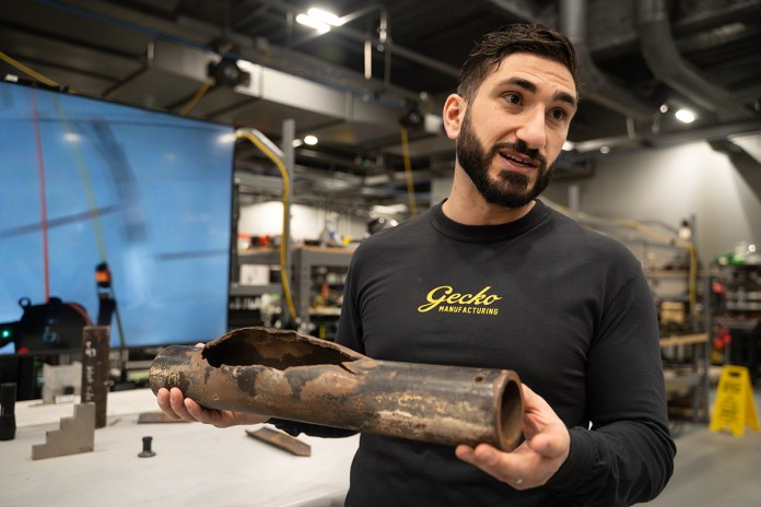 Jake Loosararian, co-founder and CEO of Gecko Robotics.