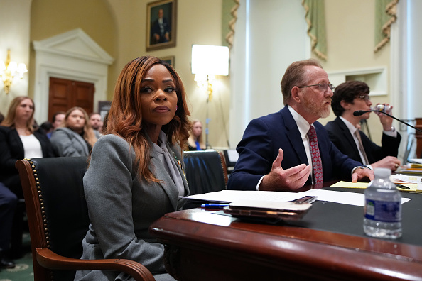 Rep. Sheila Cherfilus-McCormick (D-FL) appears for a hearing of the House Ethics Committee on Capitol Hill on March 26, 2026 in Washington, DC. Cherfilus-McCormick is accused of stealing $5 million from FEMA and using part of it to fund her first successful run for Congress in 2021.