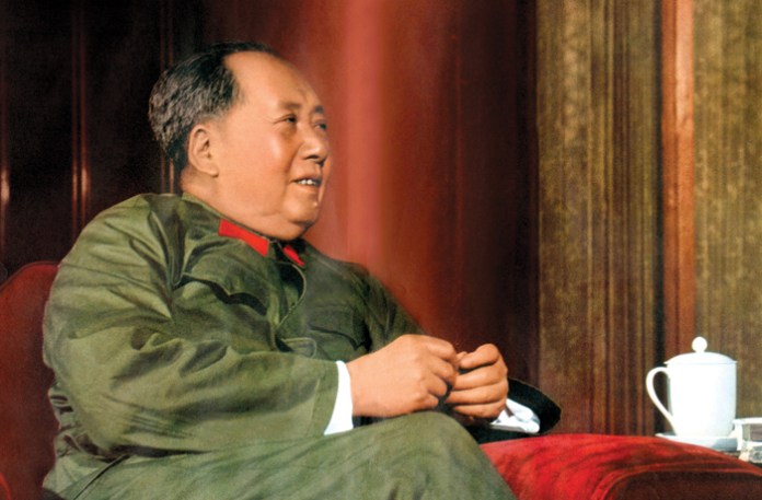 Mao Zedong in 1966. (Apic/Getty Images)