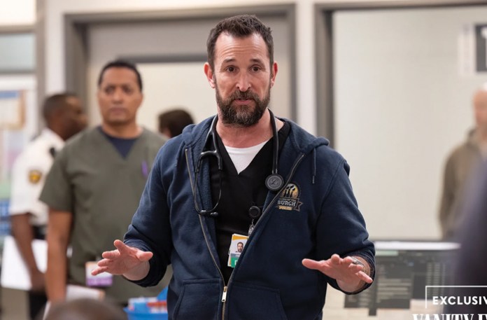 Noah Wylie in The Pitt. (Courtesy of HBO Max)