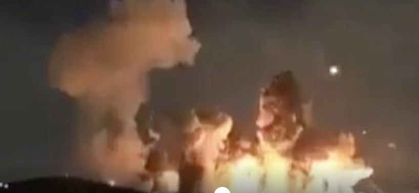 Trump shows video of immense blast after US airstrike using bunker buster bombs