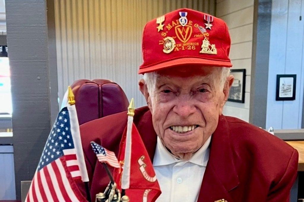 Disneyland honors 100-year-old WWII veteran who witnessed iconic Iwo Jima flag raising