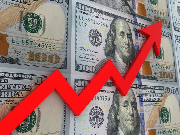 Money finance recovery growth chart graph