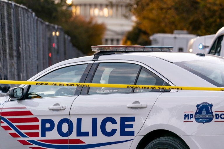 FILE - Washington Metropolitan Police, seen Oct. 19, 2022, in Washington. (AP Photo/J. Scott Applewhite, File)