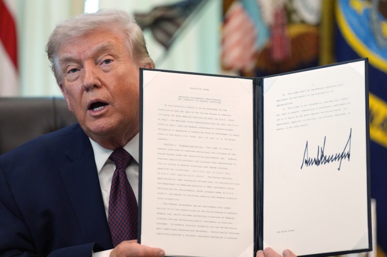 Donald Trump executive order.