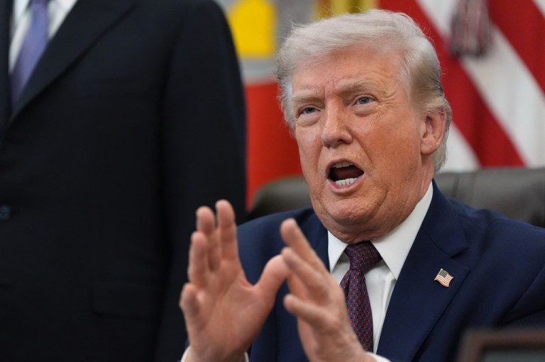 National Democrats are salivating over their latest chance to attack President Donald Trump on the economy, arguing that the White House’s latest gaffe underscores that the war in Iran is undermining Trump’s “out of touch” affordability messaging.