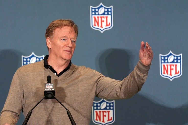 NFL Commissioner Roger Goodell.