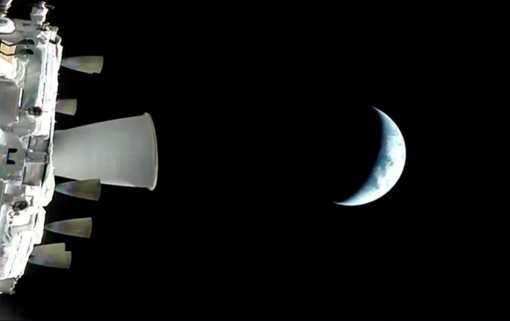 Artemis II escapes Earth orbit and begins four-day journey to moon