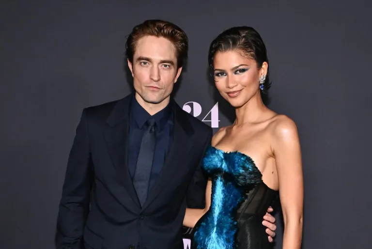 Robert Pattinson, left, and Zendaya attend the special screening of 