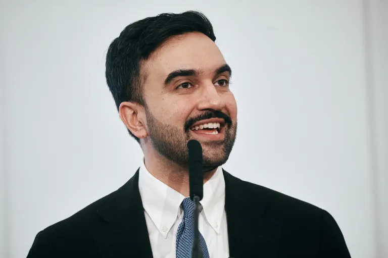 FILE - New York City Mayor Zohran Mamdani speaks during a Rental Ripoff Hearing at Fordham University.