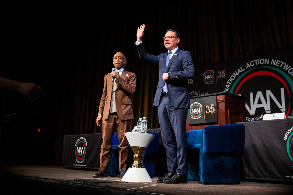 Shapiro tells Democrats to move past anti-Trump rhetoric at Al Sharpton’s confab