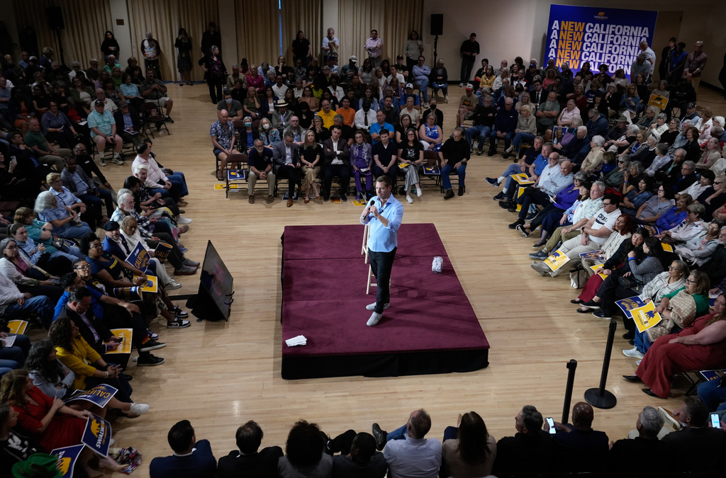 Swalwell’s baggage on full display as California governor bid hits turbulence