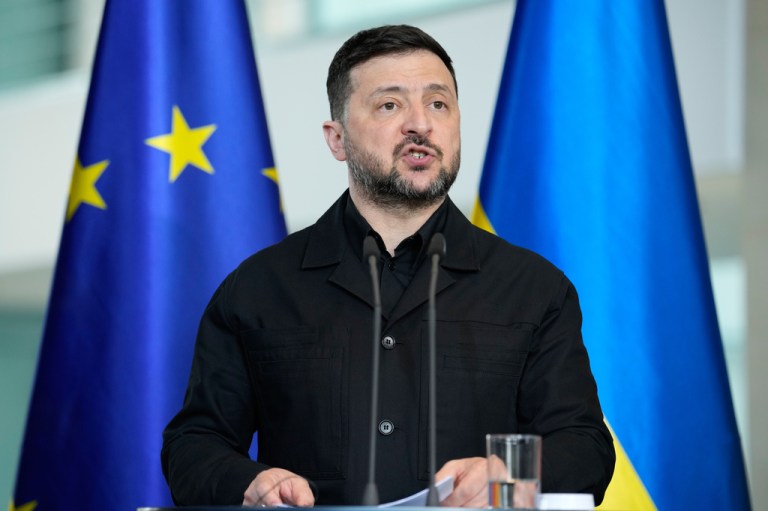 Ukrainian President Volodymyr Zelensky.