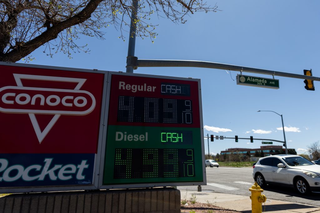 Strained by gas prices, voters in red part of Colorado blame Trump, industry, or Iran