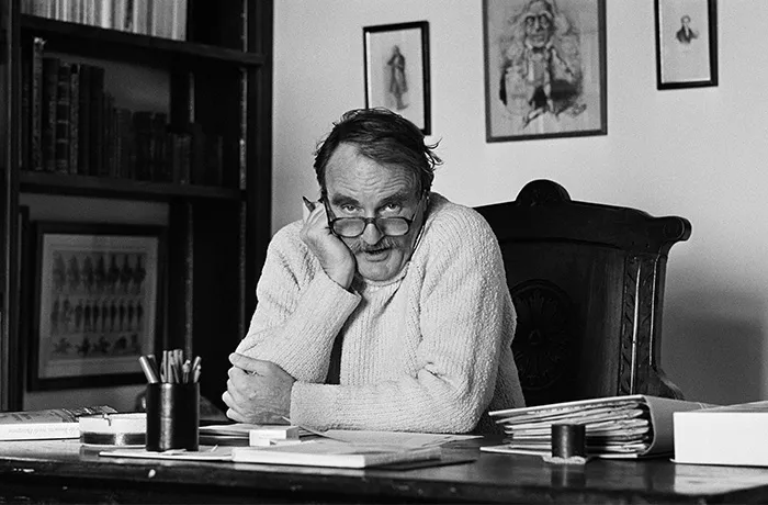 Jean Raspail in 1981. (Pascal Parrot/Sygma via Getty Images)