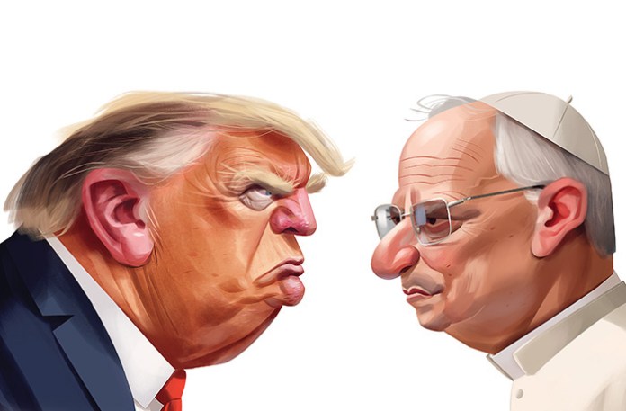 The president and the pope: Trump tangles with an American pontiff