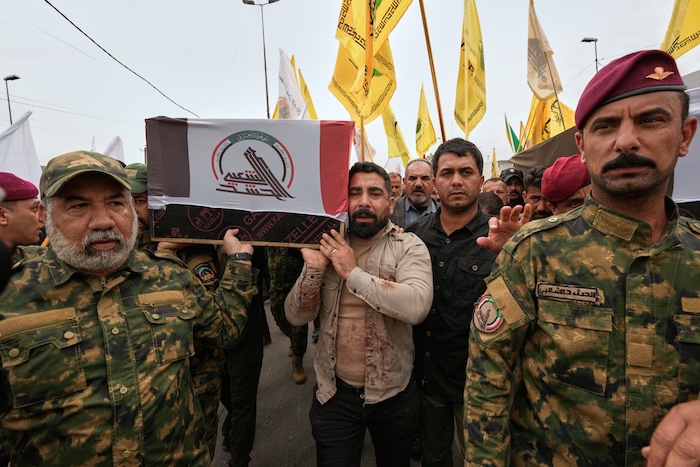 US warns Iranian-backed militias could target Americans in Iraq