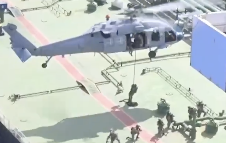 WATCH: Dramatic moment US forces board vessel accused of transporting Iranian oil