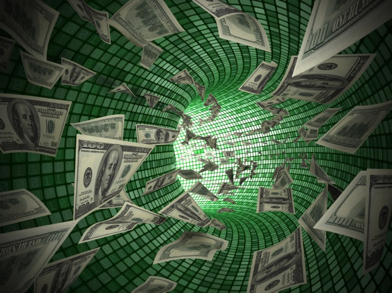 moving money fraud funneling cash